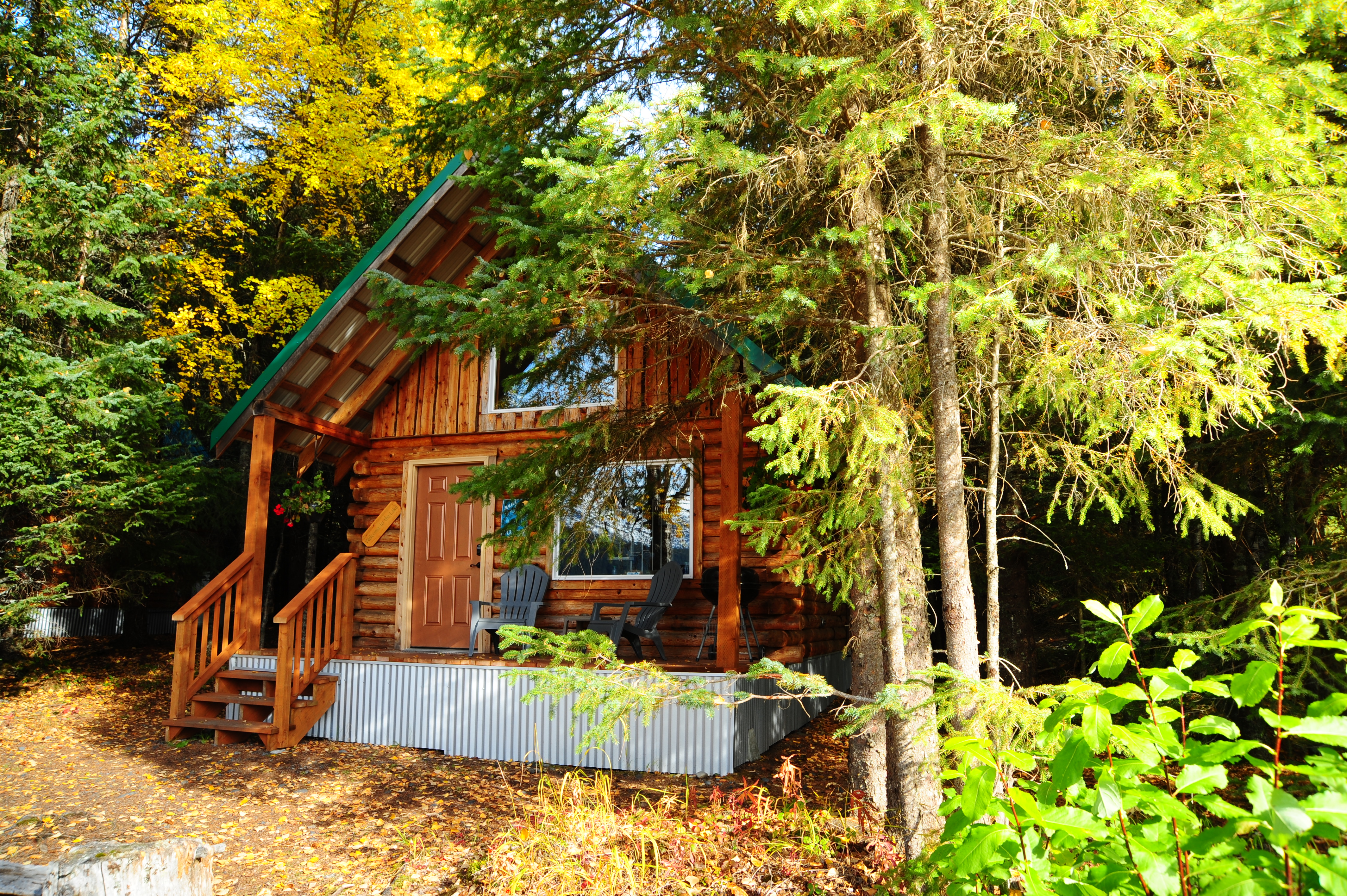 Lakeside Cabin Outside