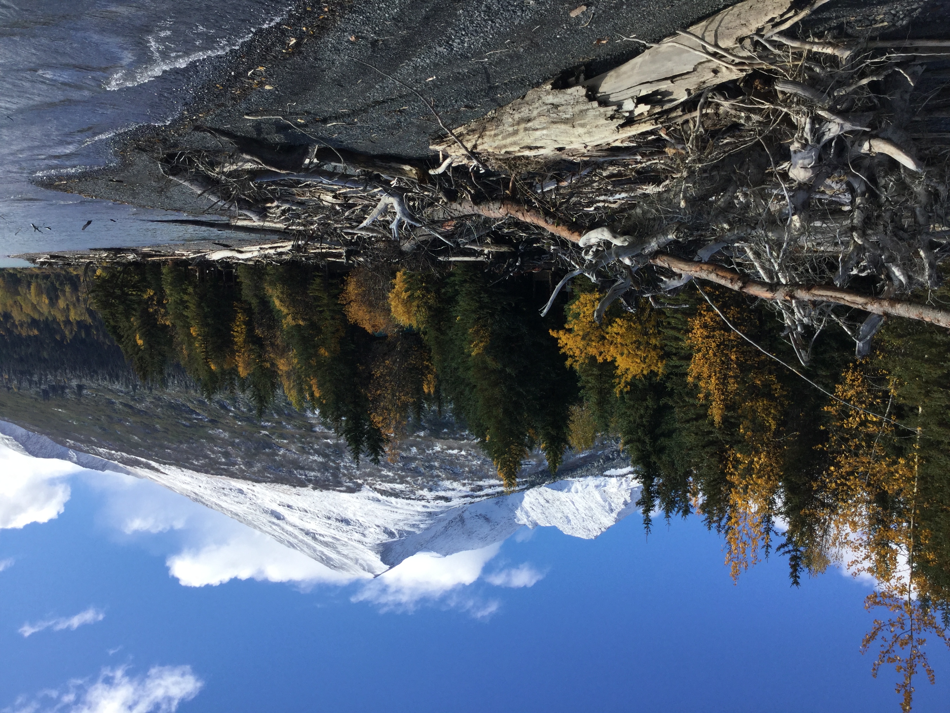 Mother Goose Glacier above the property