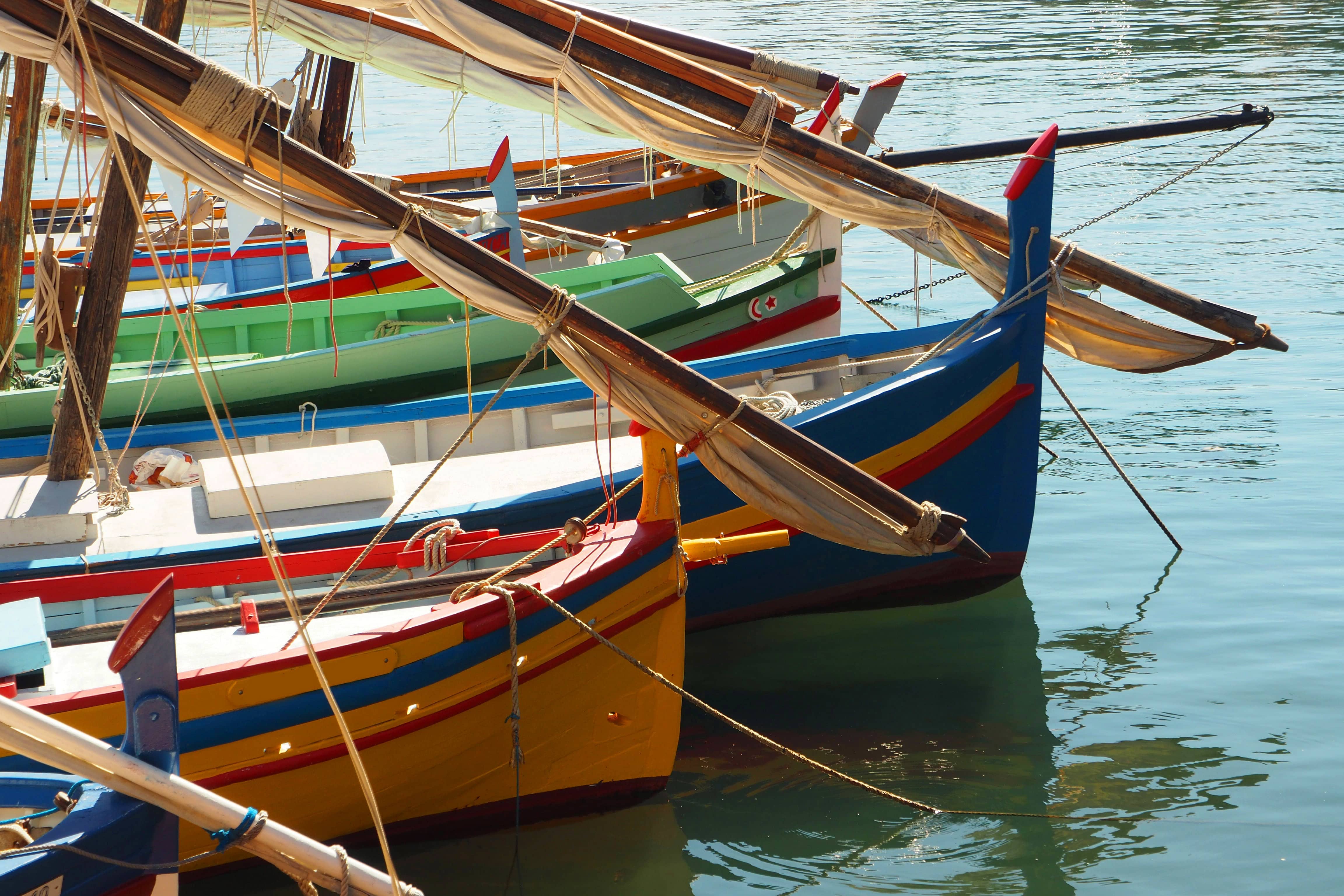 Barques catalane à Collioure