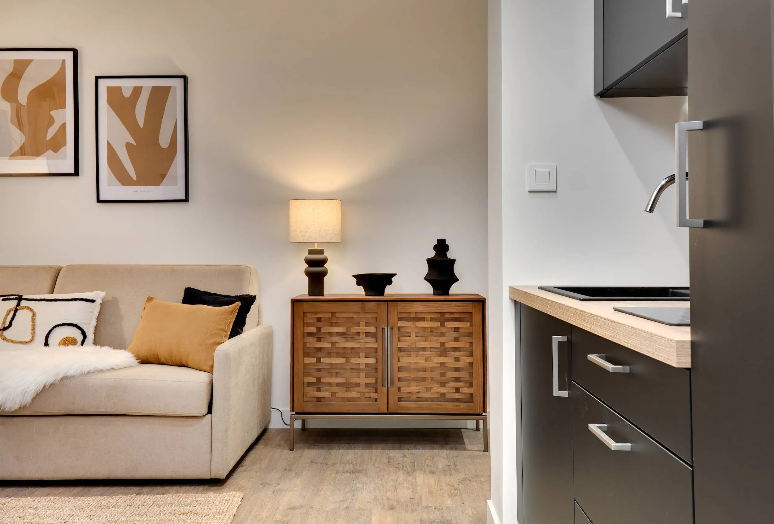 Appartement SAINT VINCENT à Collioure - Séjour