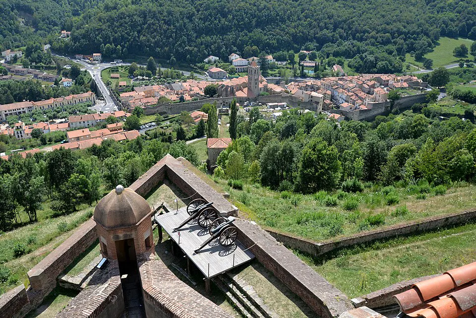 vue sur Prats de Mollo depuis les hauteurs