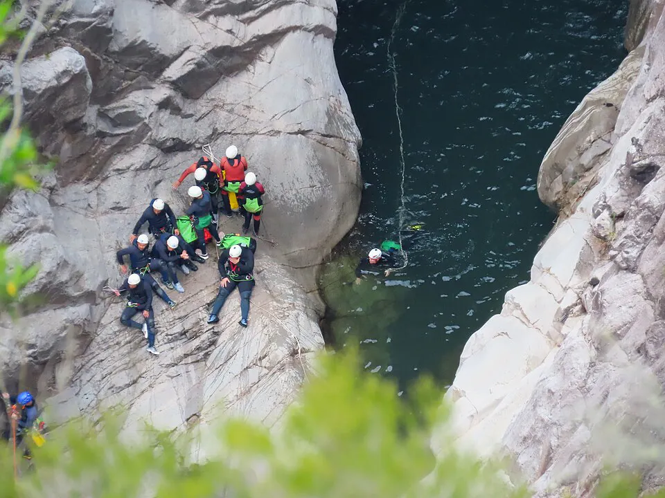 Canyoning dans les pyrenees orientales