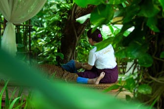 Thai massage at Monoceros Resort, Chiang Mai