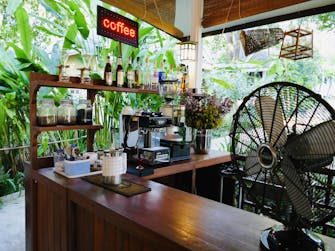bar at restaurant Monoceros Resort, Chiang Mai
