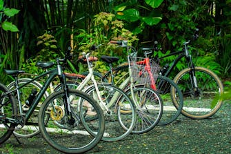 Free bicycles at Monoceros Resort, Chiang Mai