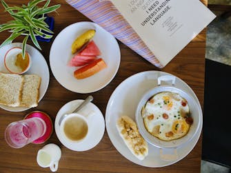 breakfast at Monoceros Resort, Chiang Mai