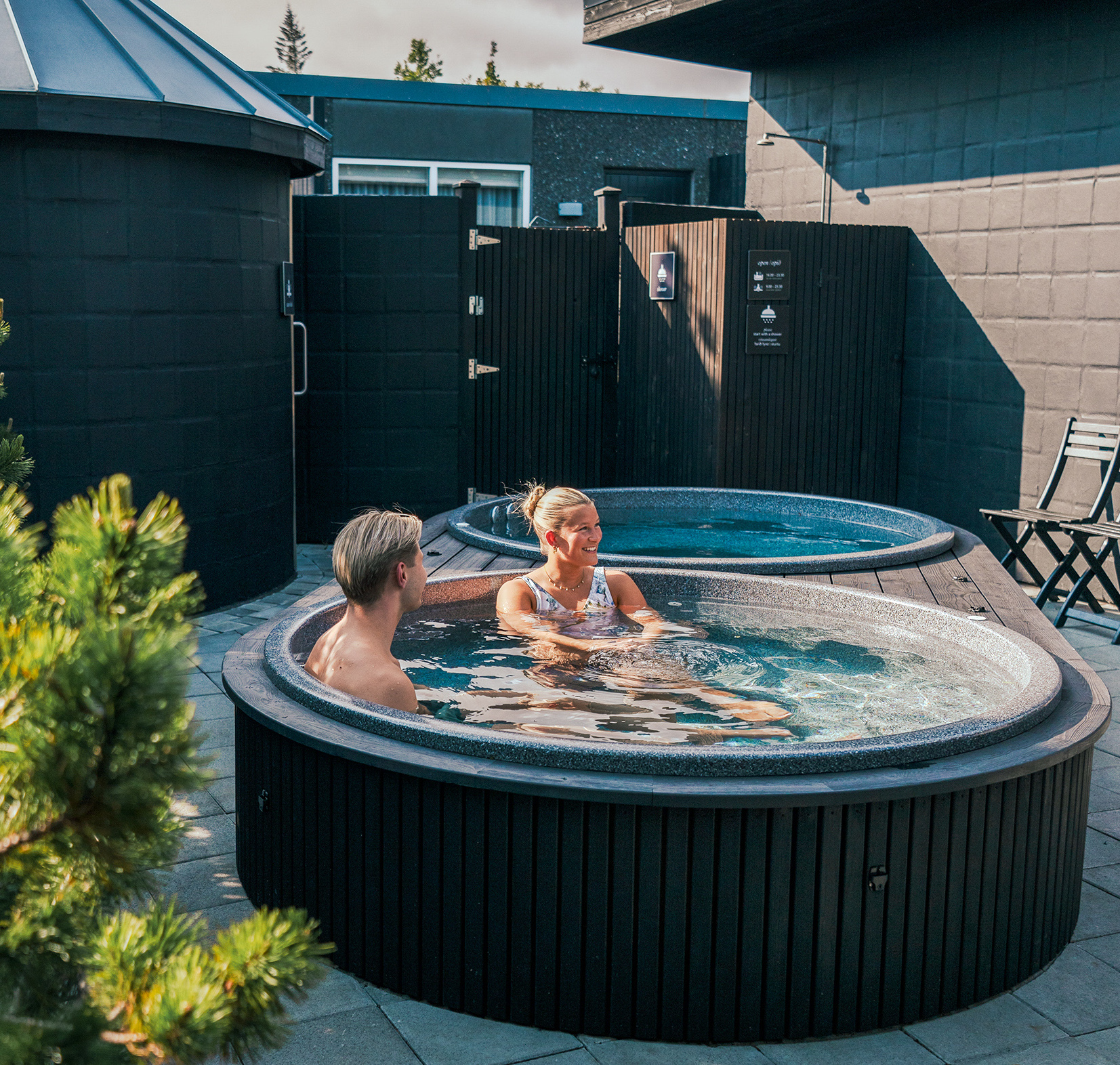 Inni boutique apartments - Outdoor spa area - sauna