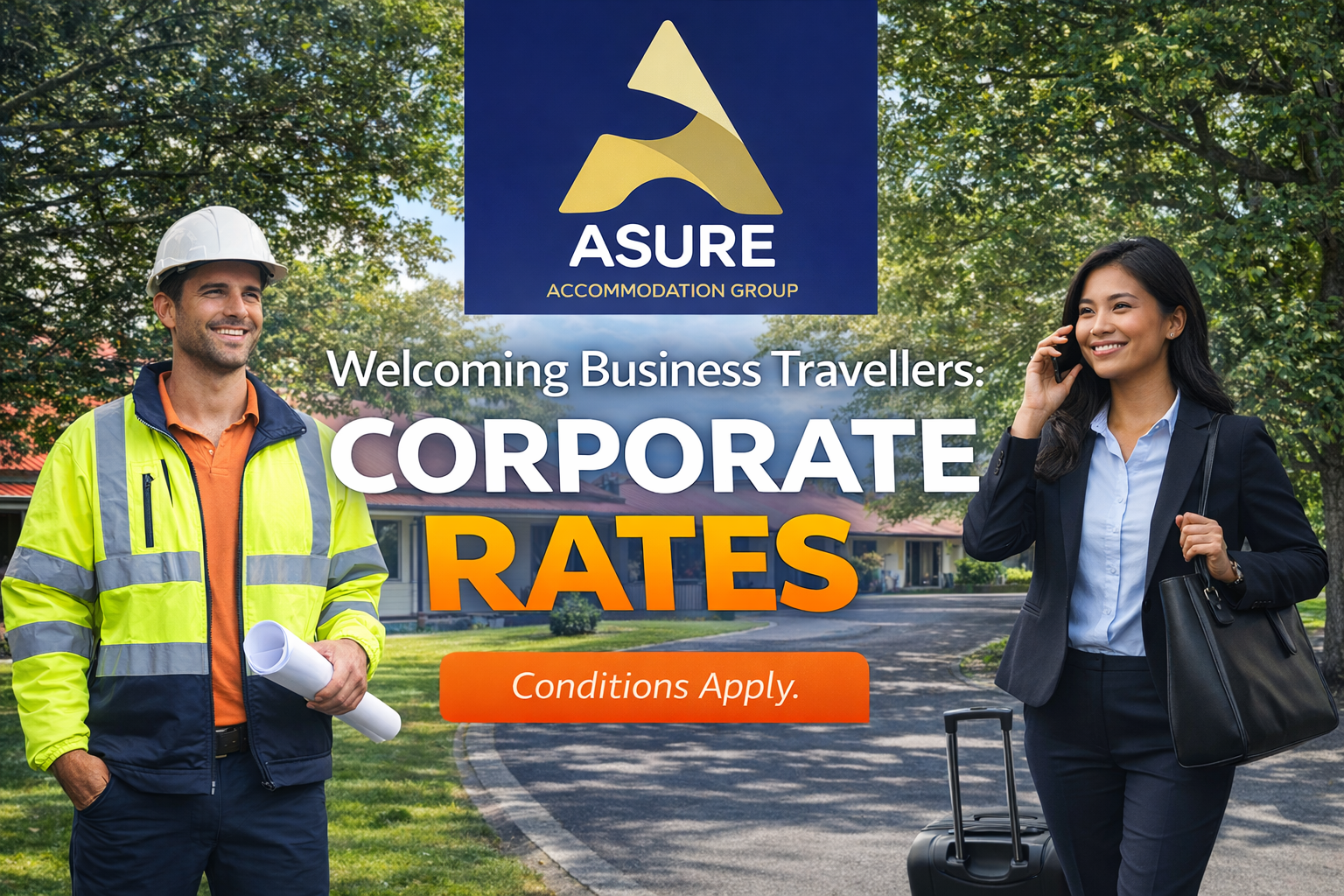 Corporate Rates available at ASURE Oak Estate Motor Lodge