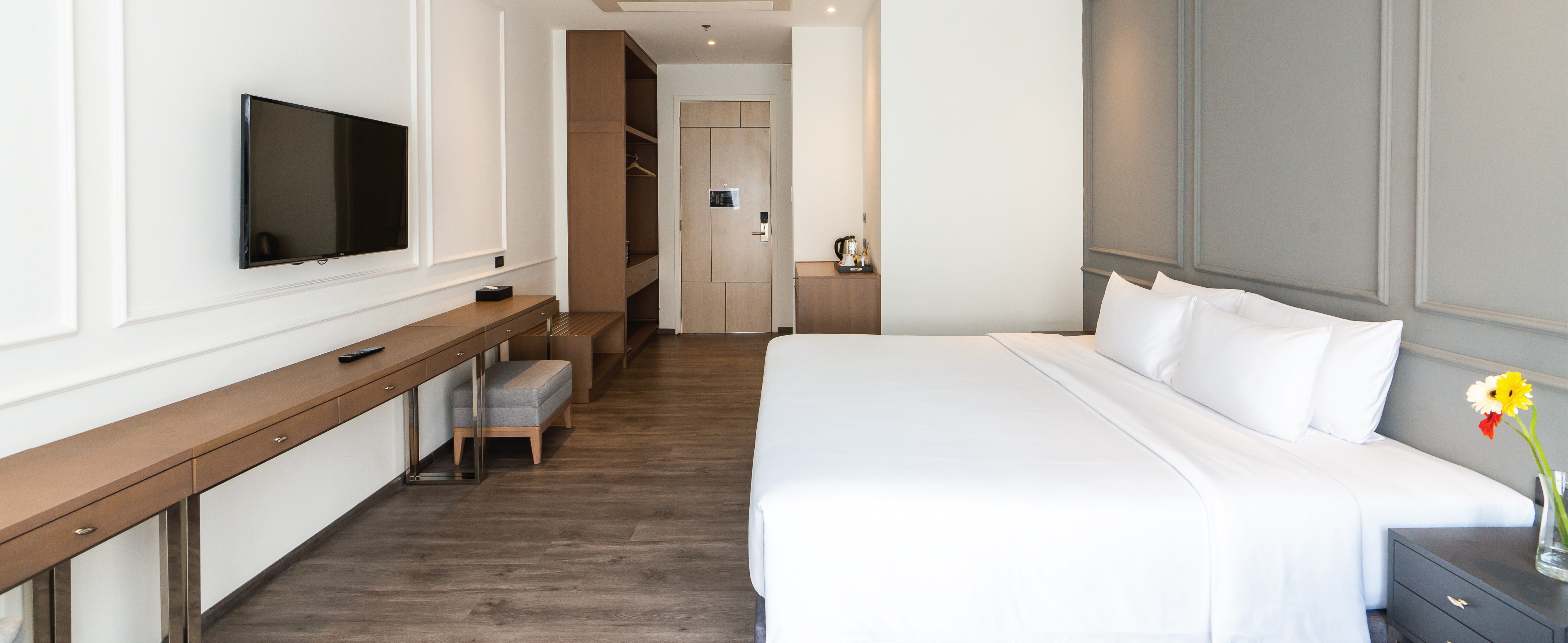 Deluxe Double Bed, Pattaya Hotel, Elegant Hotel, One Patio Hotel, 파타야 호텔, 엘레강트 호텔