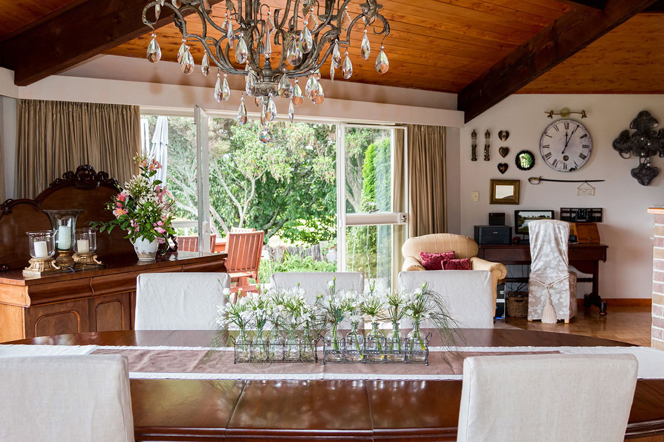 Dining with lovely views