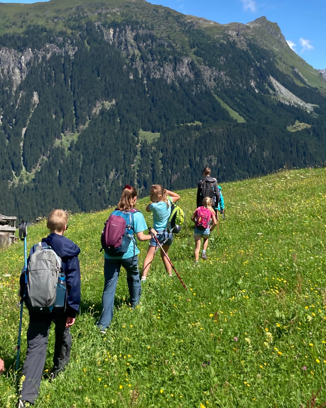 Wandelaars in het kindervriendelijke dal van Rauris bij Zell am See